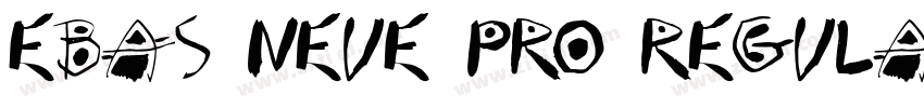 ebas Neue Pro Regula字体转换 ebas Neue Pro Regula字体转换